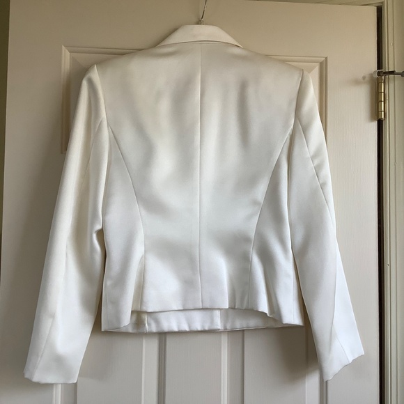 A.B.S Vintage Formal Three Button Blazer Ecru SZ 6 - Picture 7 of 16